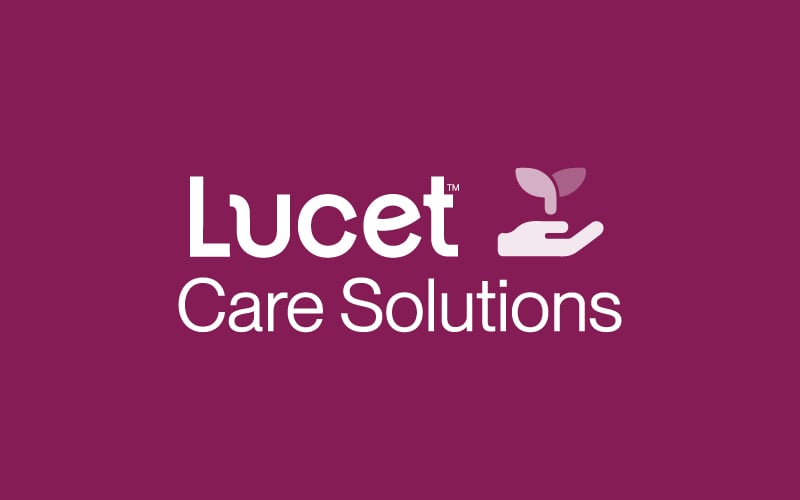 White Lucet Care Solutions Logo