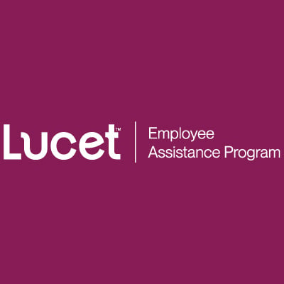 White Lucet EAP Logo - Horizontal